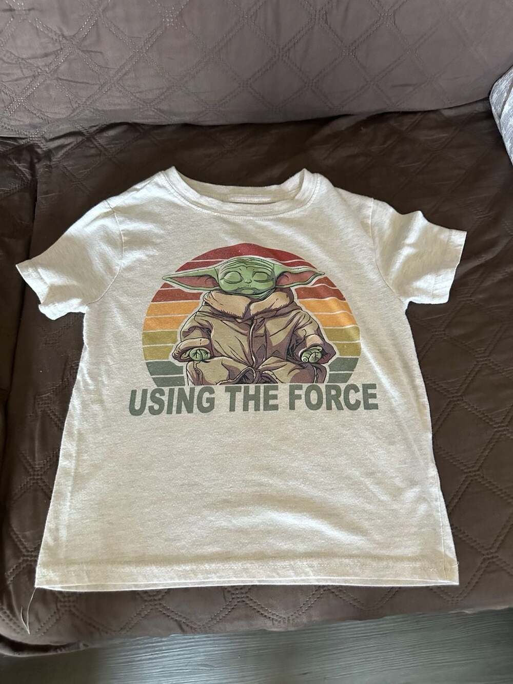 Star Wars The Mandalorian Grogu Using The Force Size 5/6 T-Shirt